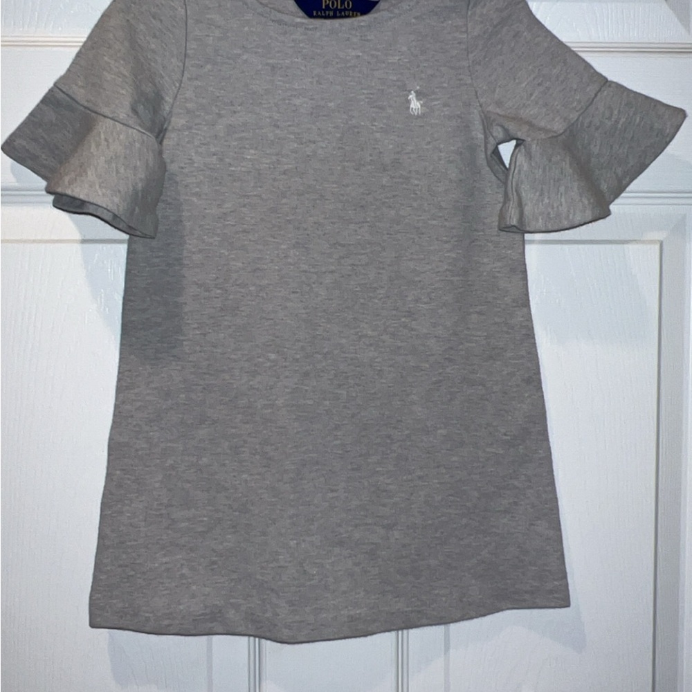 Ralph Lauren Heather Gray Polo Dress